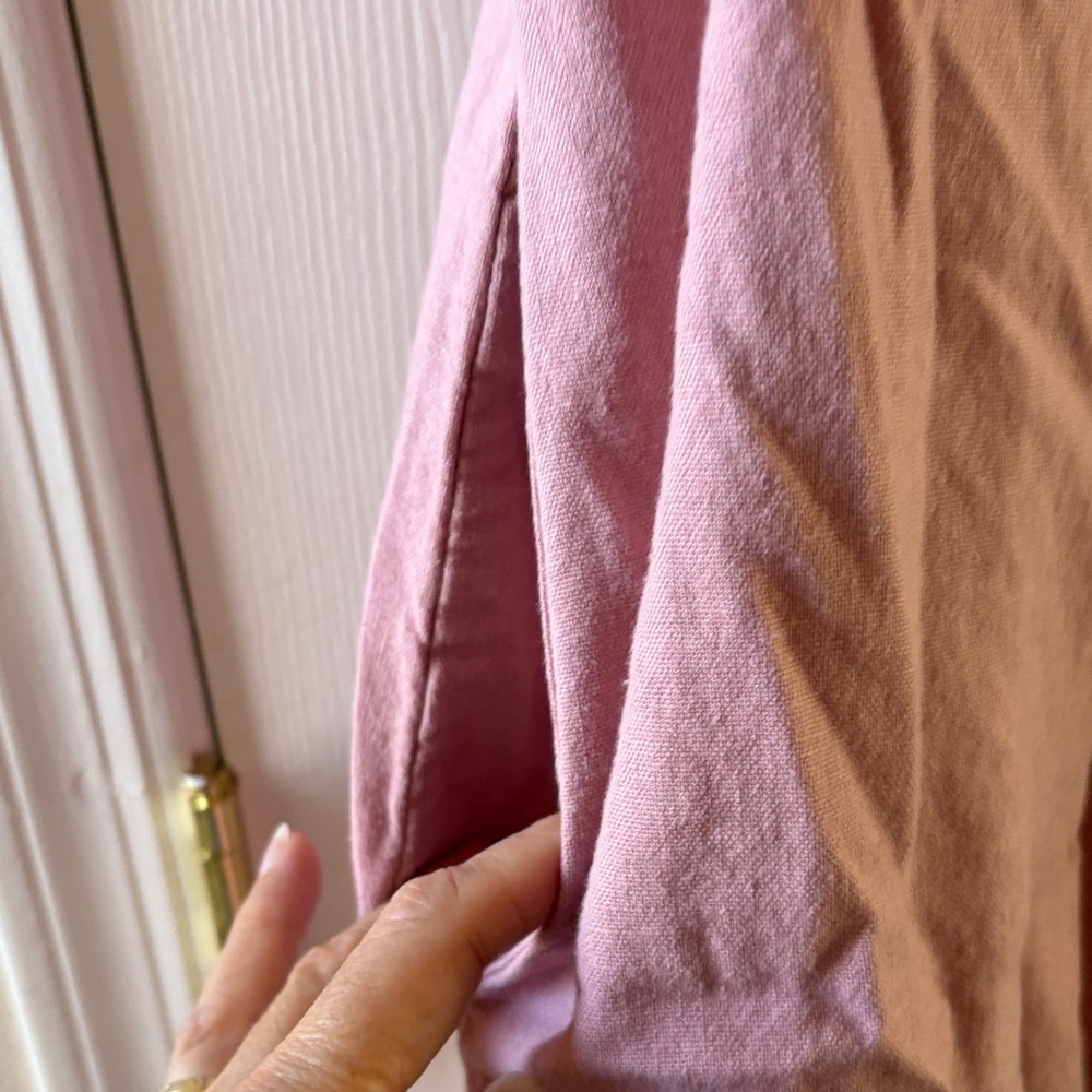 Pink V-Neck Dress - Picture 5 of 7